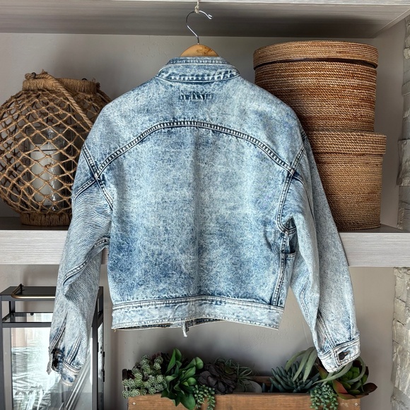 80's Vintage Jordache Jeans Jacket - Acid Wash - 100% Cotton - Picture 3 of 8